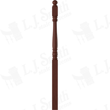L.J. Smith 3" Long Utility Newel · LJ-4604-MH — stair parts selection with LeviArs Design & Remodeling
