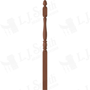L.J. Smith 3" Long Utility Newel · LJF-3242-C — stair parts selection with LeviArs Design & Remodeling
