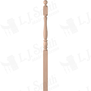L.J. Smith 3" Long Utility Newel · LJF-3242BT-B — stair parts selection with LeviArs Design & Remodeling