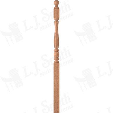 L.J. Smith 3" Long Utility Newel · LJF-3242BT-O — stair parts selection with LeviArs Design & Remodeling