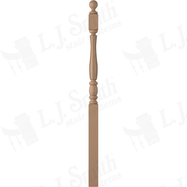 L.J. Smith 3" Long Utility Newel · LJF-3242BT-P — stair parts selection with LeviArs Design & Remodeling