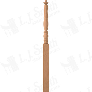 L.J. Smith 3" Long Utility Newel · LJP-3214-AL — stair parts selection with LeviArs Design & Remodeling