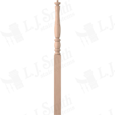 L.J. Smith 3" Long Utility Newel · LJP-3214-B — stair parts selection with LeviArs Design & Remodeling