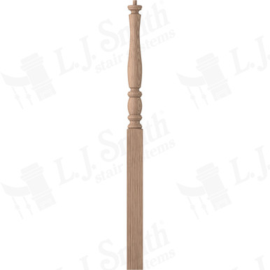 L.J. Smith 3" Long Utility Newel · LJP-3214-HK — stair parts selection with LeviArs Design & Remodeling