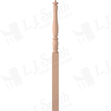 L.J. Smith 3" Long Utility Newel · LJP-3214-HM — stair parts selection with LeviArs Design & Remodeling