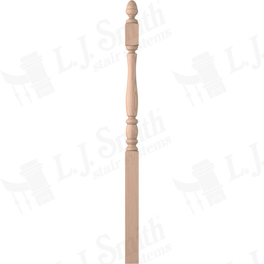 L.J. Smith 3" Long Utility Newel · LJP-3242-B — stair parts selection with LeviArs Design & Remodeling
