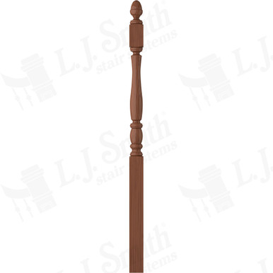 L.J. Smith 3" Long Utility Newel · LJP-3242-C — stair parts selection with LeviArs Design & Remodeling
