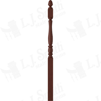 L.J. Smith 3" Long Utility Newel · LJP-3242-MH — stair parts selection with LeviArs Design & Remodeling