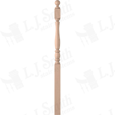 L.J. Smith 3" Long Utility Newel · LJP-3242BT-B — stair parts selection with LeviArs Design & Remodeling