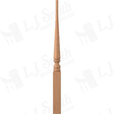 L.J. Smith 3" Pin Top Newel · LJ-4013PT-AL — stair parts selection with LeviArs Design & Remodeling