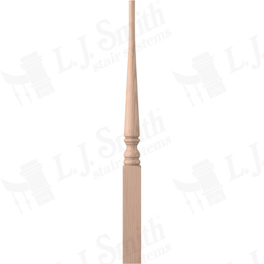 L.J. Smith 3" Pin Top Newel · LJ-4013PT-B — stair parts selection with LeviArs Design & Remodeling