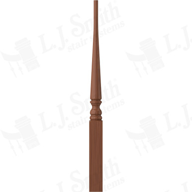 L.J. Smith 3" Pin Top Newel · LJ-4013PT-C — stair parts selection with LeviArs Design & Remodeling
