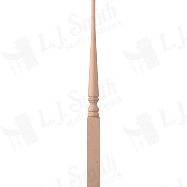 L.J. Smith 3" Pin Top Newel · LJ-4013PT-HM — stair parts selection with LeviArs Design & Remodeling