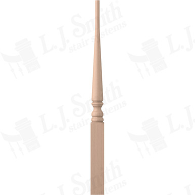 L.J. Smith 3" Pin Top Newel · LJ-4013PT-M — stair parts selection with LeviArs Design & Remodeling