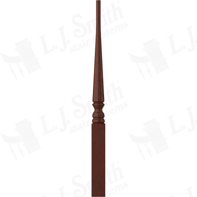 L.J. Smith 3" Pin Top Newel · LJ-4013PT-MH — stair parts selection with LeviArs Design & Remodeling