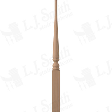 L.J. Smith 3" Pin Top Newel · LJ-4013PT-P — stair parts selection with LeviArs Design & Remodeling