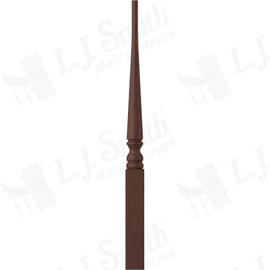 L.J. Smith 3" Pin Top Newel · LJ-4013PT-W — stair parts selection with LeviArs Design & Remodeling