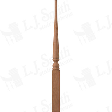 L.J. Smith 3" Pin Top Newel · LJ-4013PT-WO — stair parts selection with LeviArs Design & Remodeling