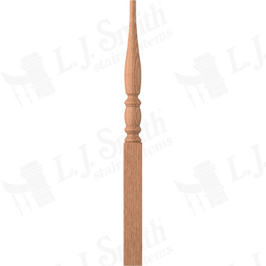 L.J. Smith 3" Pin Top Newel · LJP-3213PT-O — stair parts selection with LeviArs Design & Remodeling