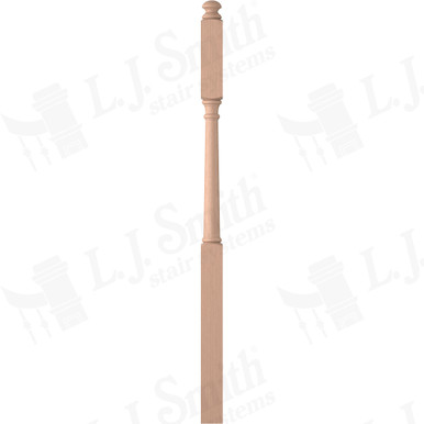 L.J. Smith 3" Second Floor Landing Newel · LJ-4045-HM — stair parts selection with LeviArs Design & Remodeling
