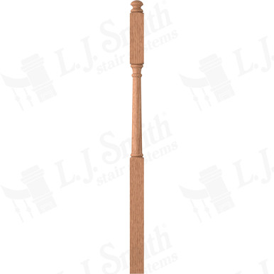 L.J. Smith 3" Second Floor Landing Newel · LJ-4045-O — stair parts selection with LeviArs Design & Remodeling
