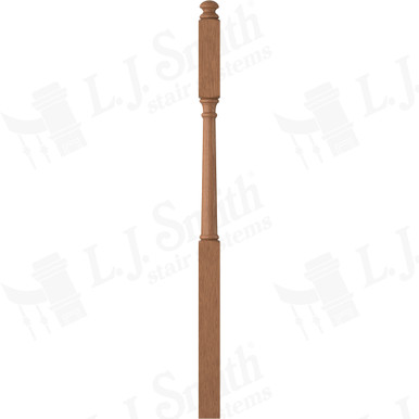 L.J. Smith 3" Second Floor Landing Newel · LJ-4045-WO — stair parts selection with LeviArs Design & Remodeling
