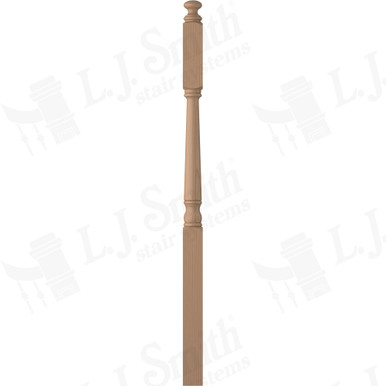 L.J. Smith 3" Second Floor Landing Newel · LJ-4045OT-P — stair parts selection with LeviArs Design & Remodeling