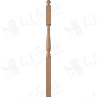 L.J. Smith 3" Second Floor Landing Newel · LJ-4155-P — stair parts selection with LeviArs Design & Remodeling