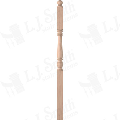 L.J. Smith 3" Second Floor Landing Newel · LJ-4603-B — stair parts selection with LeviArs Design & Remodeling