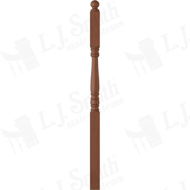L.J. Smith 3" Second Floor Landing Newel · LJ-4603-C — stair parts selection with LeviArs Design & Remodeling