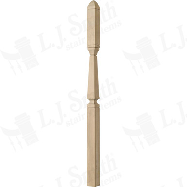 L.J. Smith 3" Second Floor Landing Newel · LJ-4703-HM — stair parts selection with LeviArs Design & Remodeling