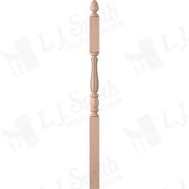 L.J. Smith 3" Second Floor Landing Newel · LJF-3245-B — stair parts selection with LeviArs Design & Remodeling