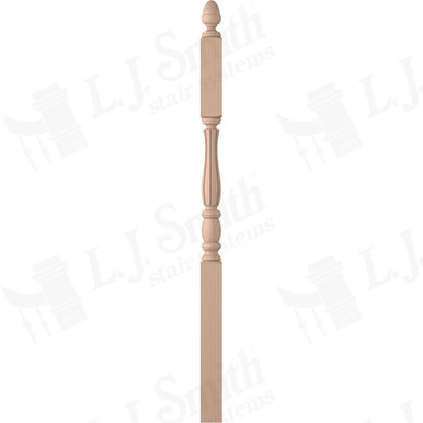 L.J. Smith 3" Second Floor Landing Newel · LJF-3245-M — stair parts selection with LeviArs Design & Remodeling