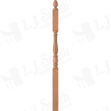 L.J. Smith 3" Second Floor Landing Newel · LJF-3245-O — stair parts selection with LeviArs Design & Remodeling