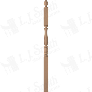 L.J. Smith 3" Second Floor Landing Newel · LJF-3245-P — stair parts selection with LeviArs Design & Remodeling