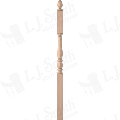 L.J. Smith 3" Second Floor Landing Newel · LJP-3245-B — stair parts selection with LeviArs Design & Remodeling