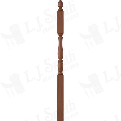 L.J. Smith 3" Second Floor Landing Newel · LJP-3245-C — stair parts selection with LeviArs Design & Remodeling