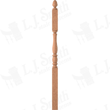 L.J. Smith 3" Second Floor Landing Newel · LJP-3245-O — stair parts selection with LeviArs Design & Remodeling