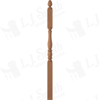 L.J. Smith 3" Second Floor Landing Newel · LJP-3245-WO — stair parts selection with LeviArs Design & Remodeling