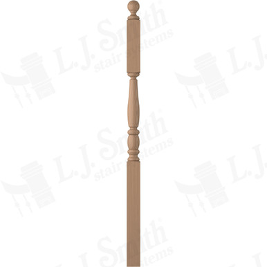 L.J. Smith 3" Second Floor Landing Newel · LJP-3245BT-P — stair parts selection with LeviArs Design & Remodeling