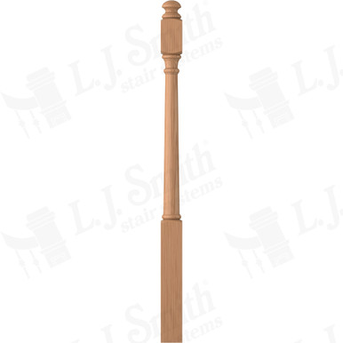 L.J. Smith 3" Short Utility Newel · LJ-4040-AL — stair parts selection with LeviArs Design & Remodeling