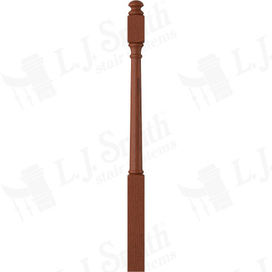 L.J. Smith 3" Short Utility Newel · LJ-4040-BRZC — stair parts selection with LeviArs Design & Remodeling