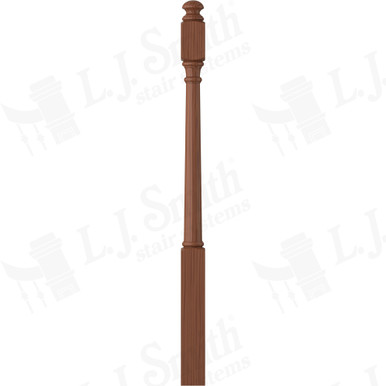 L.J. Smith 3" Short Utility Newel · LJ-4040-HC — stair parts selection with LeviArs Design & Remodeling