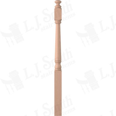L.J. Smith 3" Short Utility Newel · LJ-4040OT-HM — stair parts selection with LeviArs Design & Remodeling