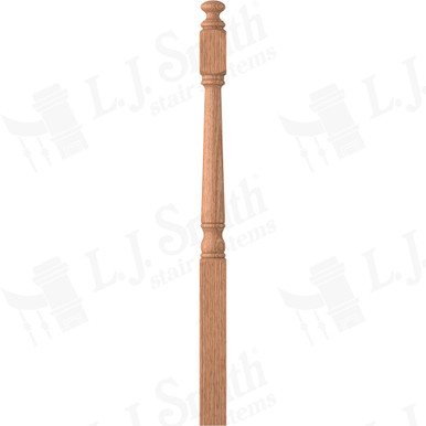 L.J. Smith 3" Short Utility Newel · LJ-4040OT-O — stair parts selection with LeviArs Design & Remodeling