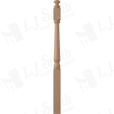 L.J. Smith 3" Short Utility Newel · LJ-4040OT-P — stair parts selection with LeviArs Design & Remodeling