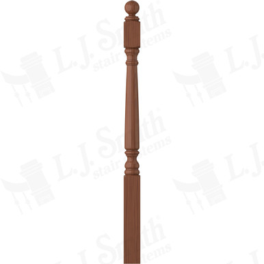 L.J. Smith 3" Short Utility Newel · LJ-4150-C — stair parts selection with LeviArs Design & Remodeling