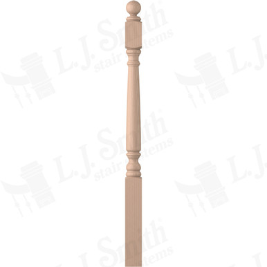 L.J. Smith 3" Short Utility Newel · LJ-4150-M — stair parts selection with LeviArs Design & Remodeling