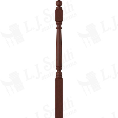 L.J. Smith 3" Short Utility Newel · LJ-4150-MH — stair parts selection with LeviArs Design & Remodeling