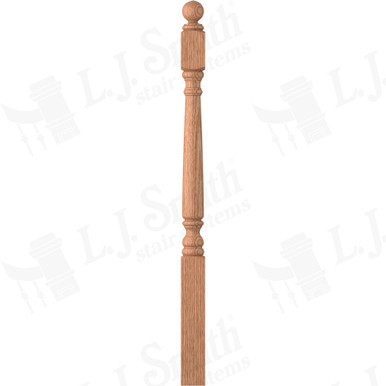 L.J. Smith 3" Short Utility Newel · LJ-4150-O — stair parts selection with LeviArs Design & Remodeling
